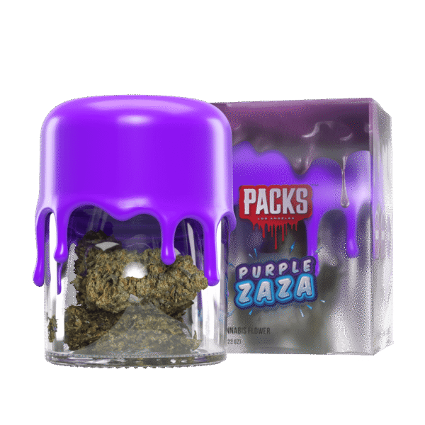 Packwoods Flower – Purple Zaza: A Premium Indica Experience
