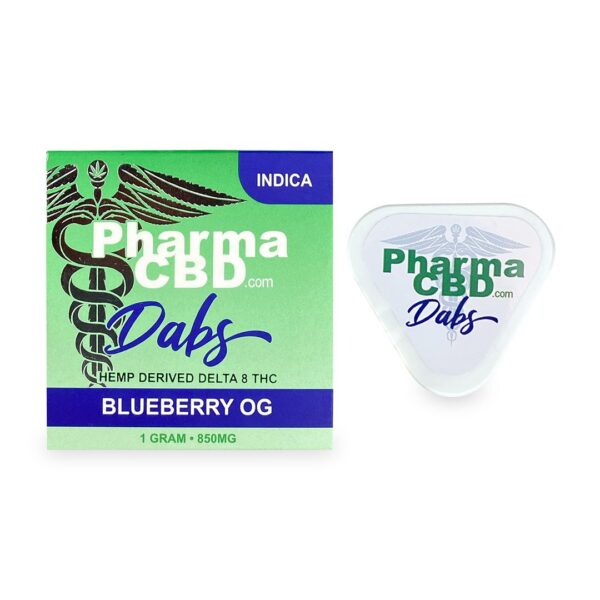 PharmaCBD Delta-8 Blueberry OG Dabs (1g Delta-8-THC): A Premium Dab Experience - Image 2