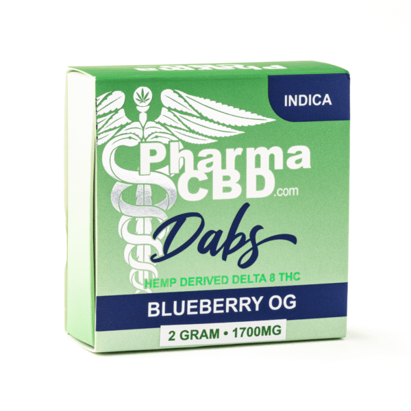 PharmaCBD Delta-8 Blueberry OG Dabs (2g Delta-8-THC): The Ultimate Dab Experience - Image 2