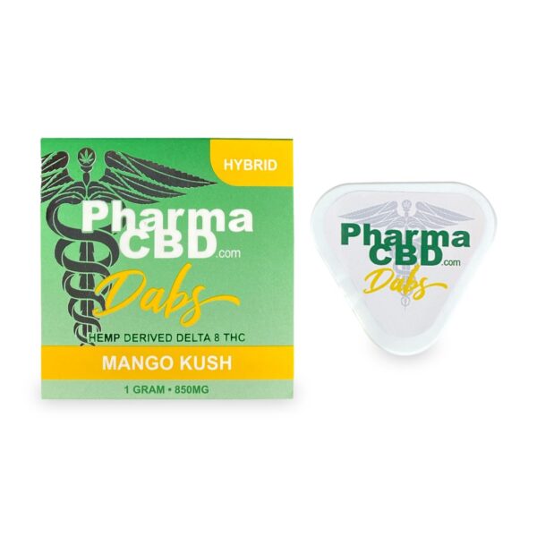 PharmaCBD Delta-8 Mango Kush Dabs (1g Delta-8-THC): A Tropical Journey to Clarity and Relaxation