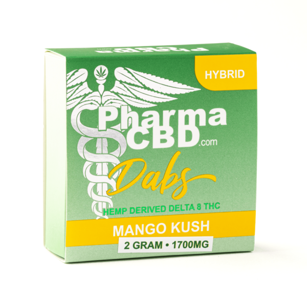 PharmaCBD Delta-8 Mango Kush Dabs (2g Delta-8-THC): The Ultimate Cannabis Concentrate Experience - Image 3