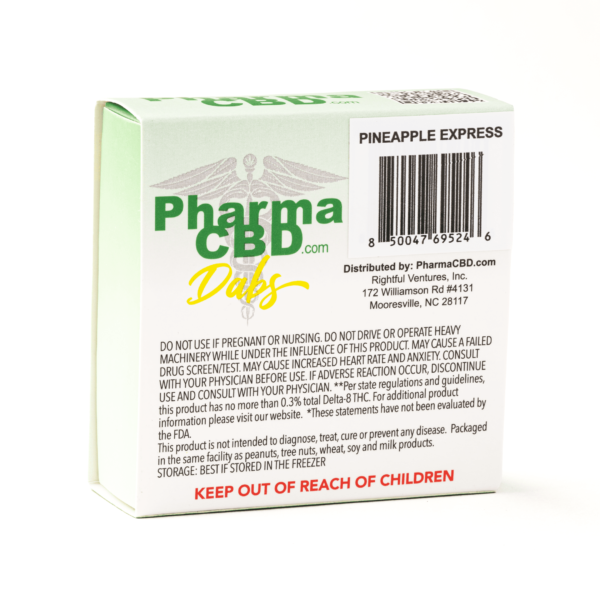 PharmaCBD Delta-8 Pineapple Express Dabs (2g Delta-8-THC): A Premium Tropical Concentrate Experience - Image 4