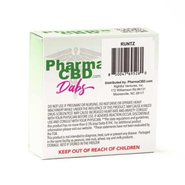 PharmaCBD Delta-8 Runtz Dabs (2 Grams Delta-8-THC) - Image 4