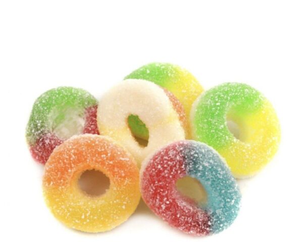 PharmaCBD Delta-8 Rainbow Rings (300 mg Total Delta-8-THC): A Colorful, Uplifting Edible Experience