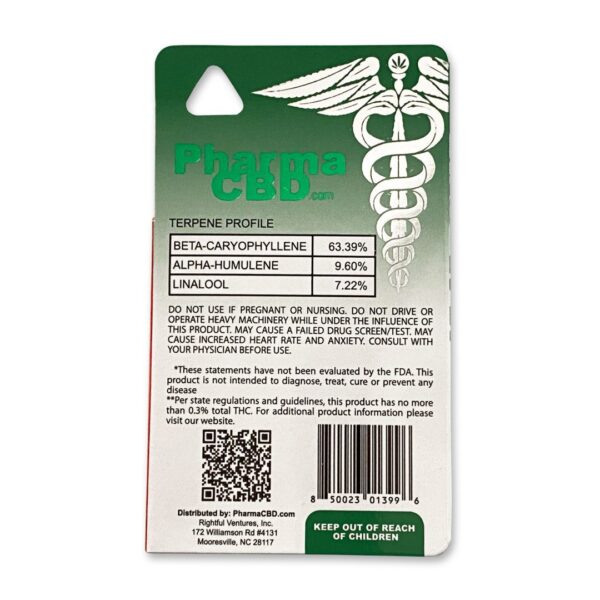 PharmaCBD Zkittlez Delta-8-THC Vape Cartridge – A Flavorful and Euphoric Experience - Image 2