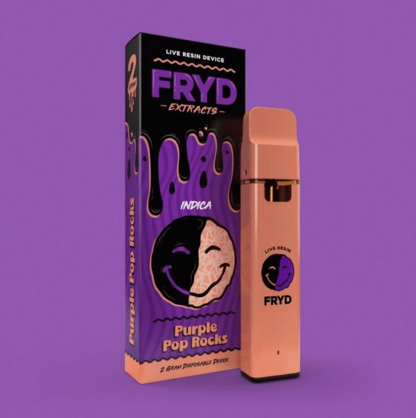 FRYD Purple Pop Rocks Live Resin Disposable Vape – 2 Grams