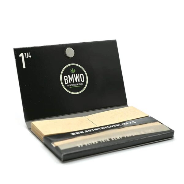 5 packs BMWO 1 1/4 Rolling Paper with Tips – The Premium Rolling Experience - Image 2