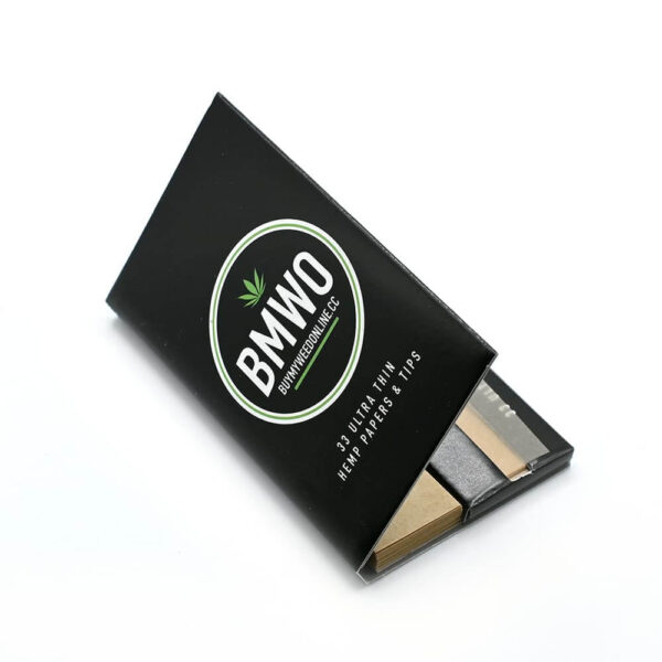 5 packs BMWO 1 1/4 Rolling Paper with Tips – The Premium Rolling Experience - Image 3