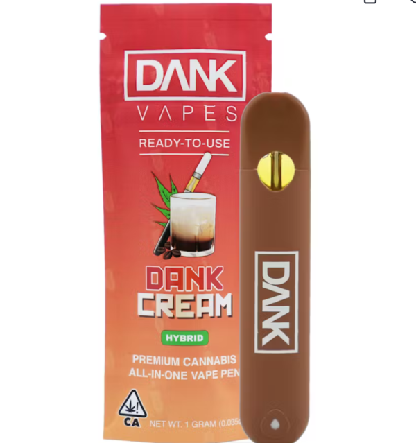 Dank Cream – 1g All-in-One Disposable Dank Vape Pen: The Ultimate Vape Experience