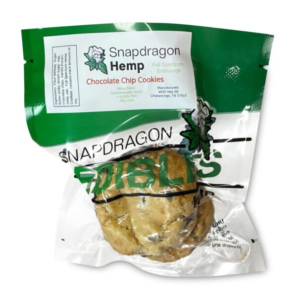 Snapdragon Delta-8-THC Chocolate Chip Cookies (80 mg total Delta-8-THC) - Image 3