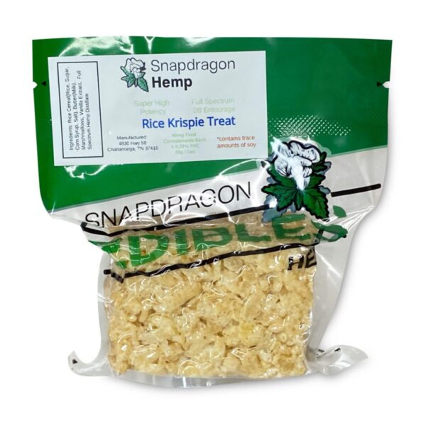 Snapdragon Delta-8-THC Rice Krispy Cereal Treat (40 mg Delta-8-THC): A Perfect Balance of Flavor and Relaxation - Image 3