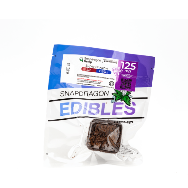 Snapdragon Delta-9 Live Resin and CBD Brownie (64 mg Delta-9-THC / 70 mg CBD): The Perfect Balance of Relaxation and Relief