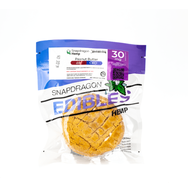 Snapdragon Delta-9 Live Resin and CBD Peanut Butter Cookies (12 mg Delta-9-THC / 15 mg CBD per Cookie): The Ultimate Cannabis Snack Experience - Image 2