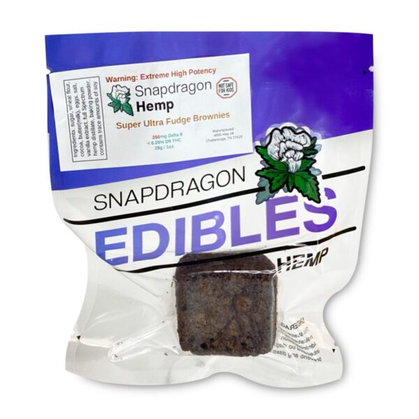 Snapdragon High Potency Delta-8-THC Brownie (250 mg Delta-8-THC): A Rich, Powerful, and Delicious Edible Experience - Image 4