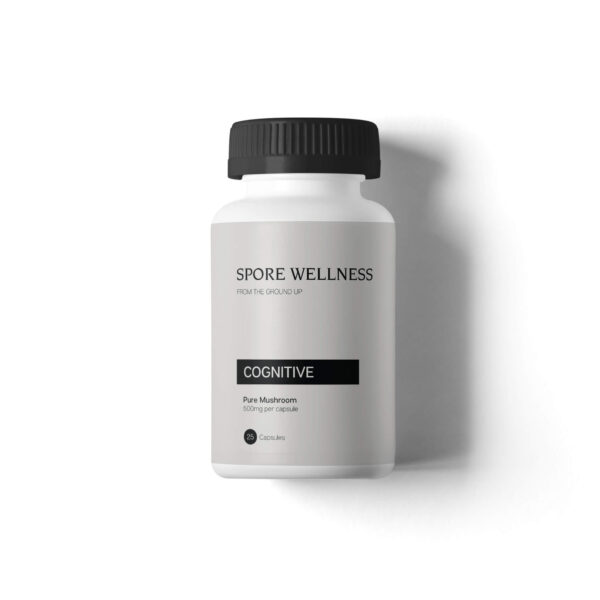 Spore Wellness (Cognitive) Microdosing Mushroom Capsules 500mg: Elevate Your Mind, Naturally