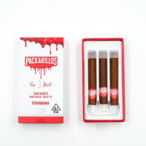 Packwoods Packarillos Strawnana: A Sweet and Potent Miniature Blunt Experience