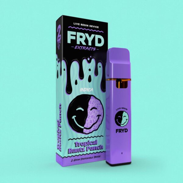 FRYD Tropical Runtz Punch Live Resin Disposable Vapes – 2 Grams