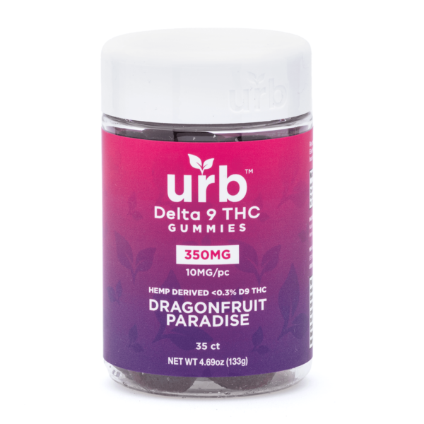 Urb Delta-9-THC Gummies – Dragonfruit Paradise (350 mg Total Delta-9-THC) - Image 2