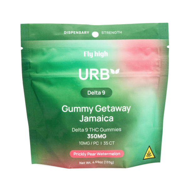 Urb Delta-9 THC Gummies – Prickly Pear Watermelon (350 mg Total Delta-9-THC) - Image 3
