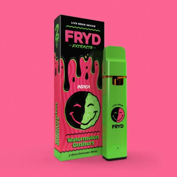 FRYD Watermelon Gushers Live Resin Disposable Vapes – 2 Grams