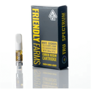 White Gushers – Cured Resin Cartridge: A Premium Cannabis Vaping Experience