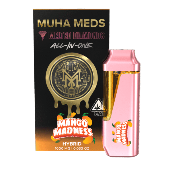 Mango Madness | Hybrid | 1000MG Melted Diamonds THC