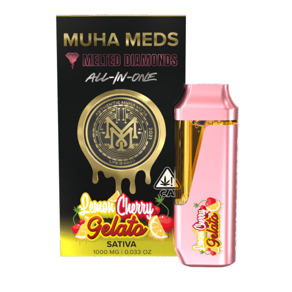 Lemon Cherry Gelato | Sativa | 1000MG Melted Diamonds THC