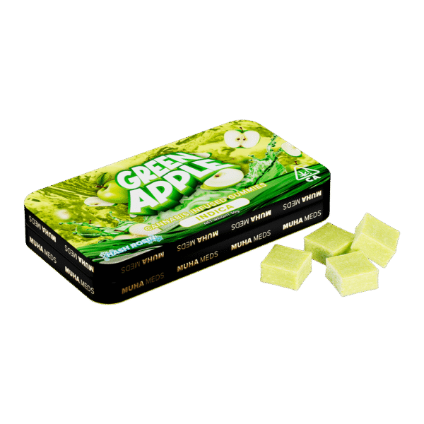 Green Apple | Indica Hash Rosin Infused Gummies