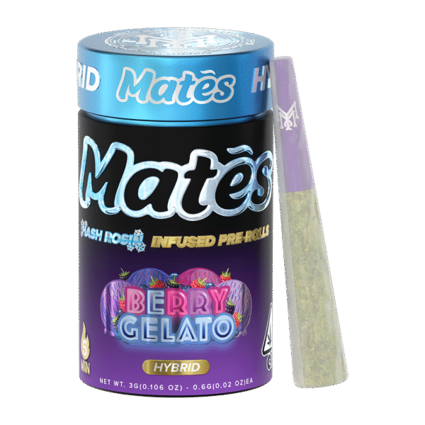 Berry Gelato | Hybrid Hash Rosin Infused Pre-Rolls