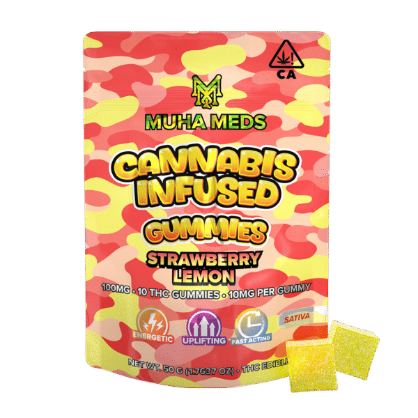 Strawberry Lemon | Sativa Infused Gummies