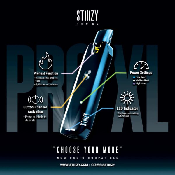 STIIIZY Pro XL | Advanced Pod System – High Capacity, High Performance - Image 2