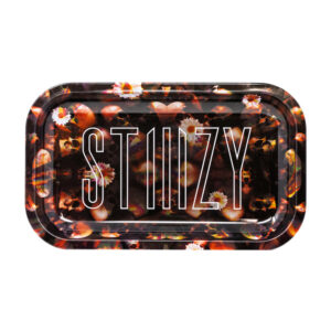 STIIIZY Skulls & Flowers Rolling Tray – Bold & Artistic Rolling Surface